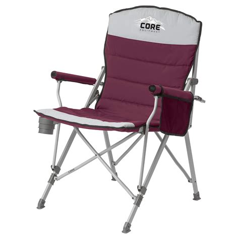 PORTAL Folding Camping Chair Comfortable Portable Lawn 